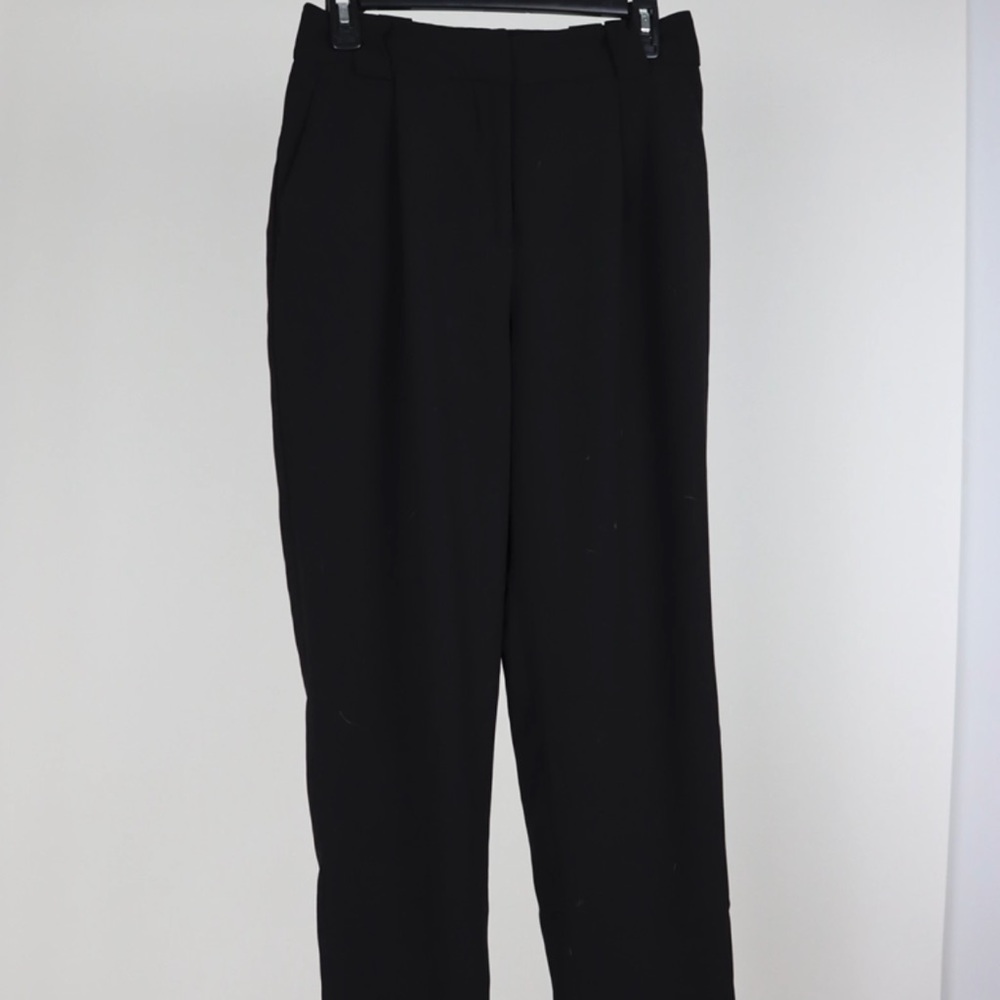 High Waisted Black Trousers